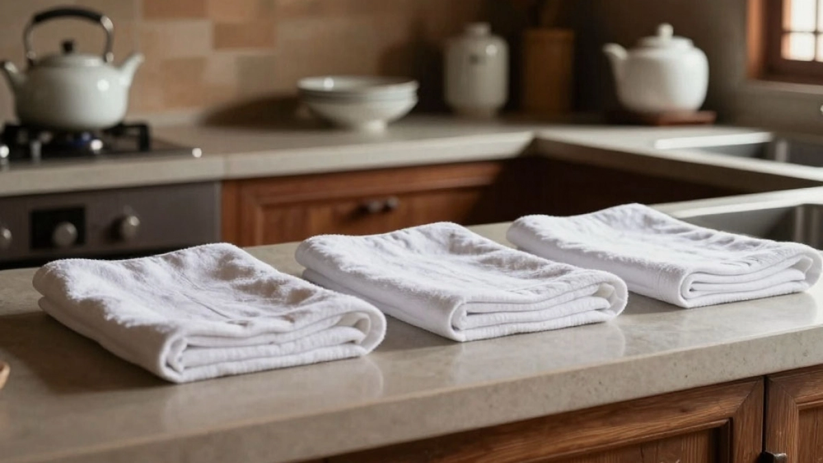 Почему у китайских хозяек кухонные полотенца и тряпки всегда чистые и приятно пахнут - запомните одну простую хитрость 