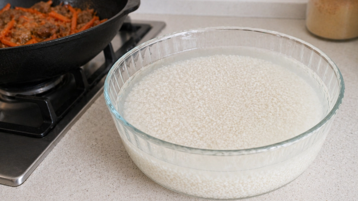 Хотите рассыпчатый плов? Никогда не кладите сухой рис в казан — сделайте сначала это