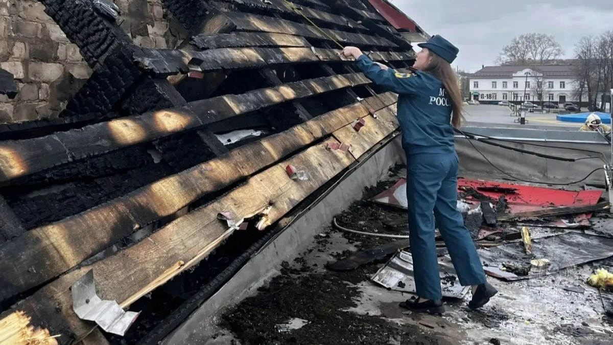 Пожарные спасли несколько кроликов и попугаев из вспыхнувшего ТЦ в Слободском