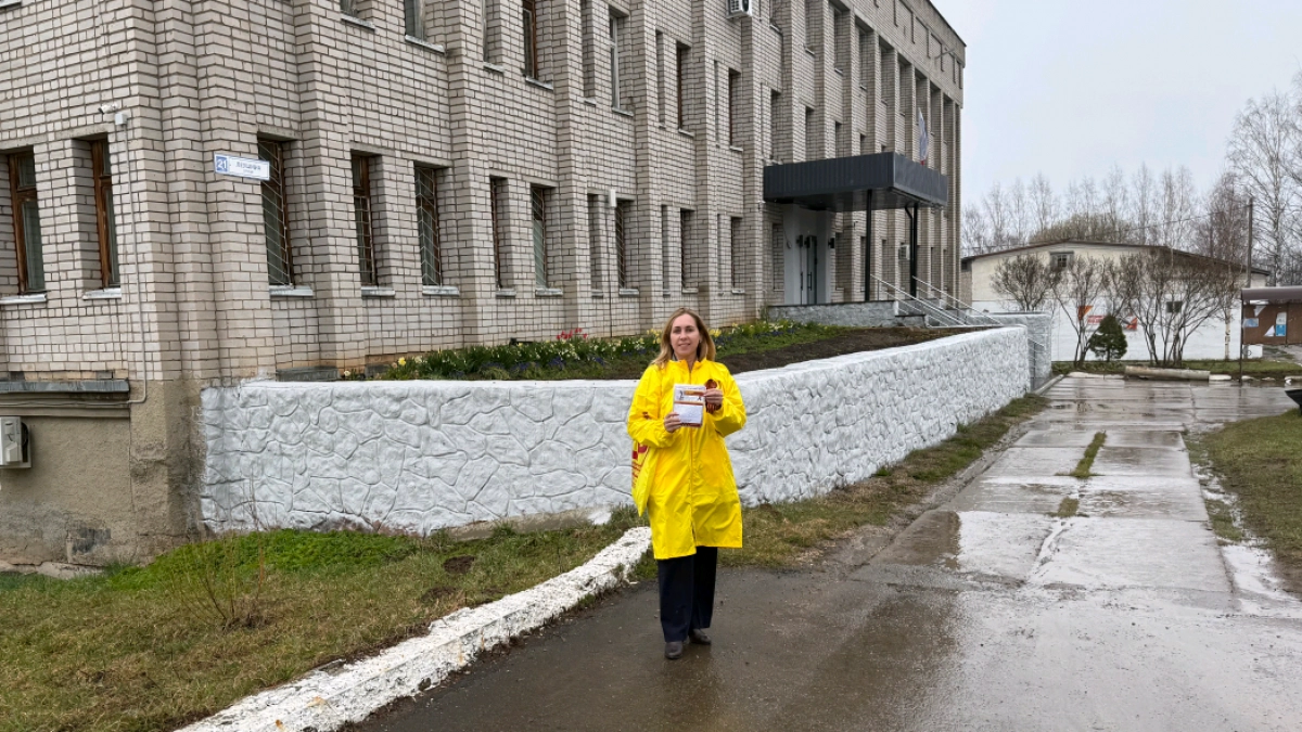 Екатерина Колотова приняла участие в общероссиской акции “Улицы героев” в Нагорске