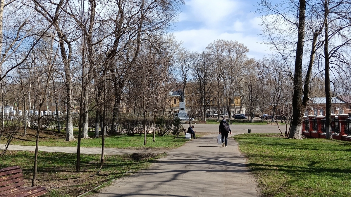 Сквер детской безопасности хотят разбить на улице Щорса в Кирове