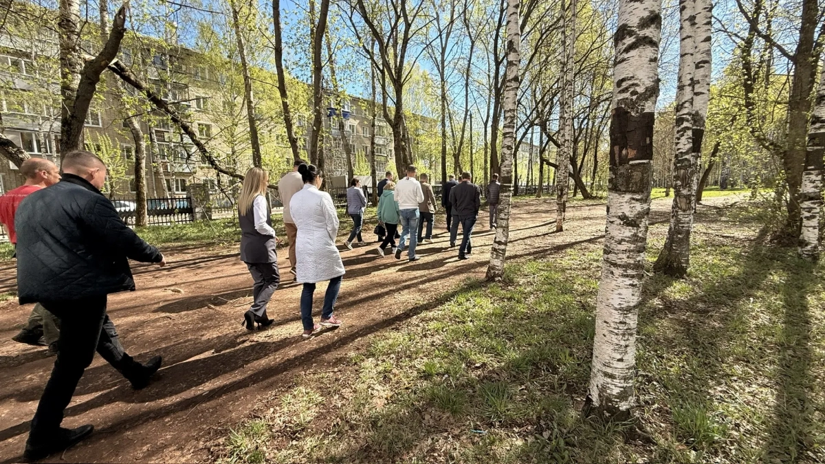 В Кирове создавать единую сеть пешеходных дорожек в парке Победы начнут в мае