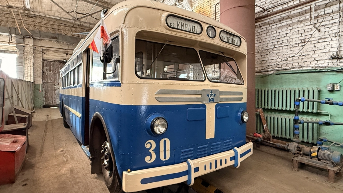 Легендарный ретротроллейбус МТБ-82 снова выедет на улицы Кирова в День Победы