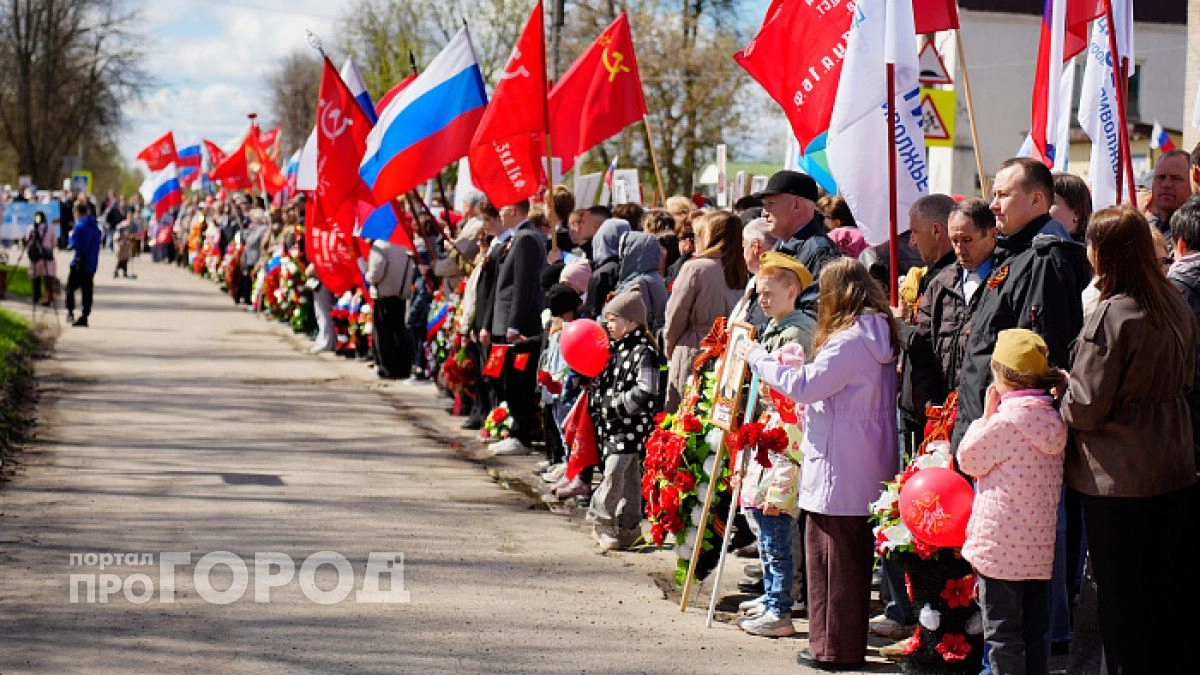 Во всех районах Кировской области торжественно встречают День Победы