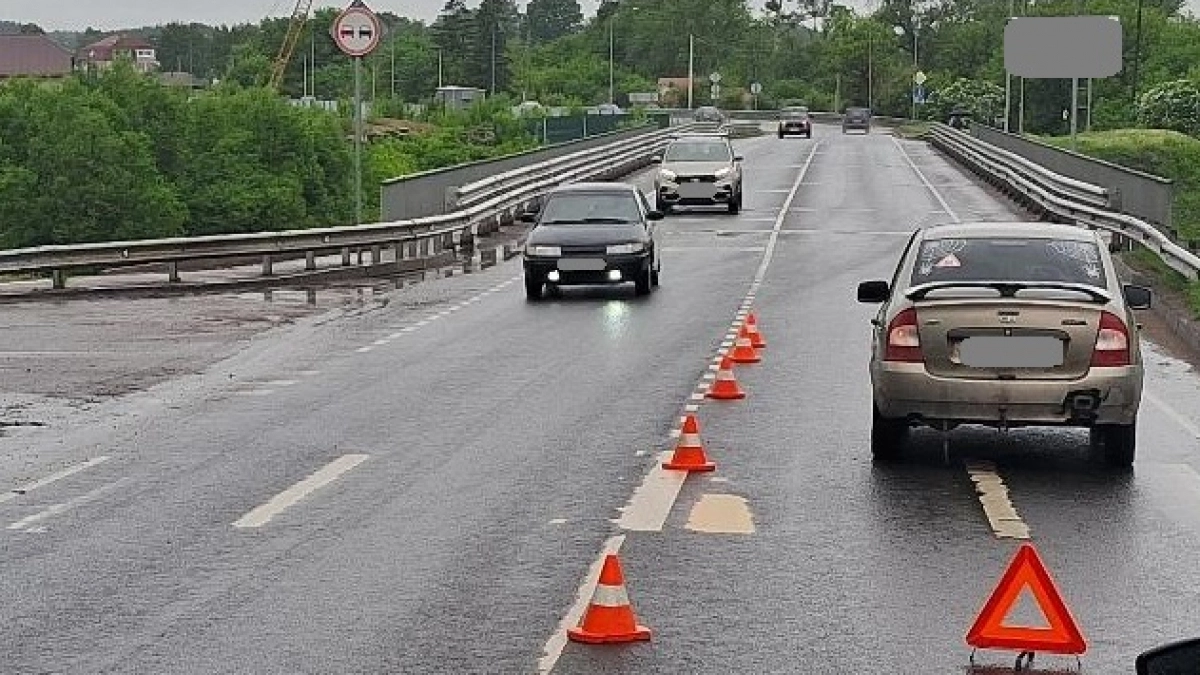 В центре Яранска легковушка сбила женщину прямо на пешеходном переходе