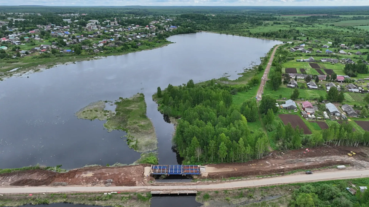 Мост через реку Немду на трассе в Кировской области отремонтируют к зиме