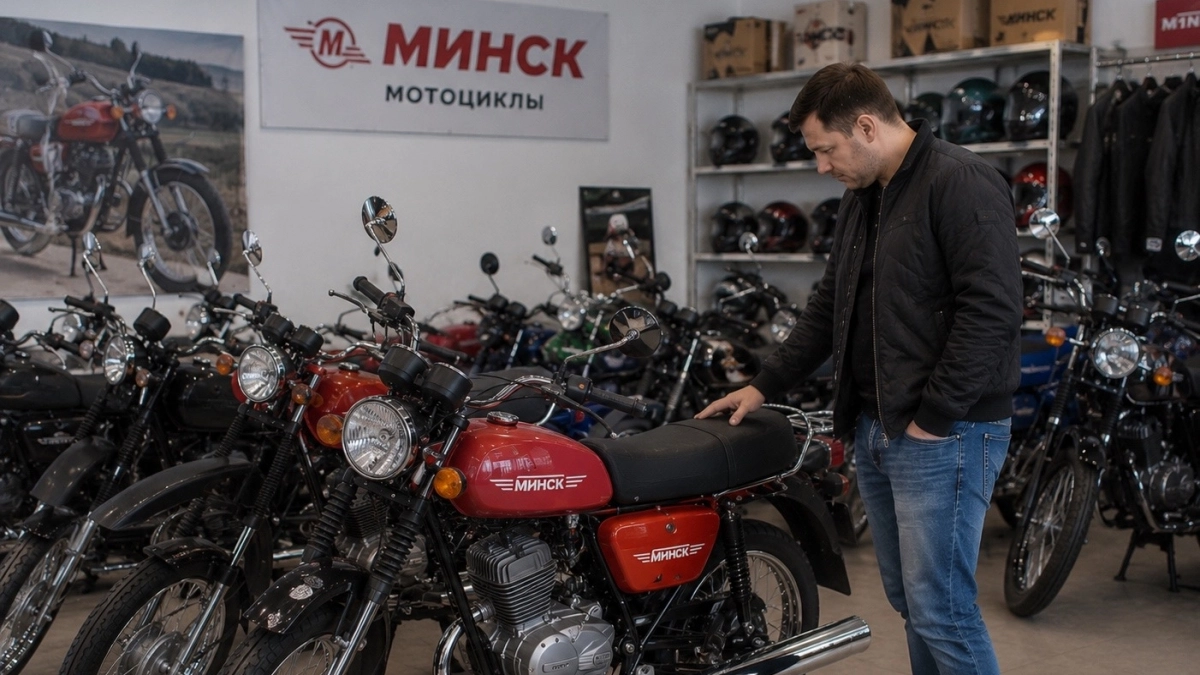 Глазам не поверил, когда увидел цену на новый мотоцикл "Минск" - мечту детства можно осуществить на одну зарплату
