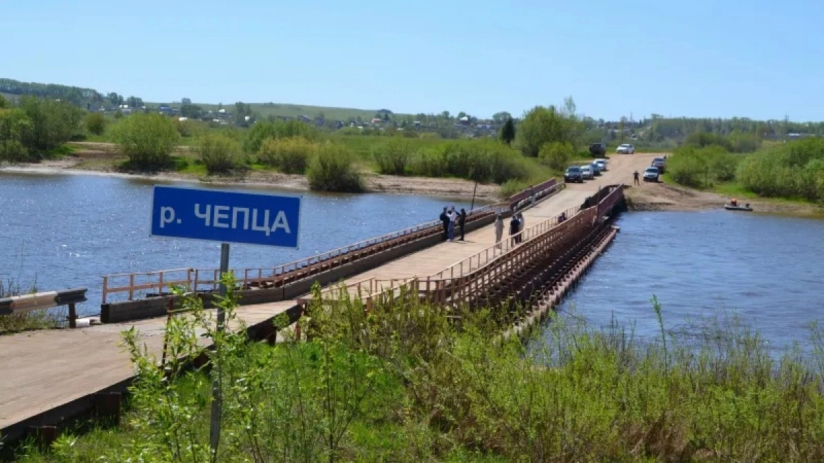 Река Чепца под Кирово-Чепецком внезапно поднялась на 43 сантиметра за сутки