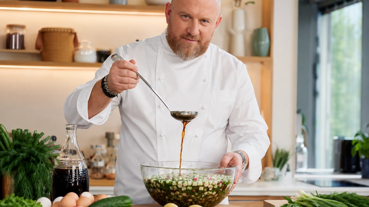 Шеф-повар Ивлев назвал главный секрет окрошки на квасе: вкус меняется за 10 минут