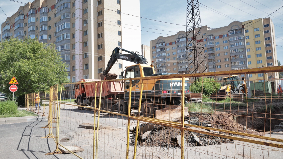 "Т Плюс" обновит теплосети на улице Стахановской перед капремонтом дороги