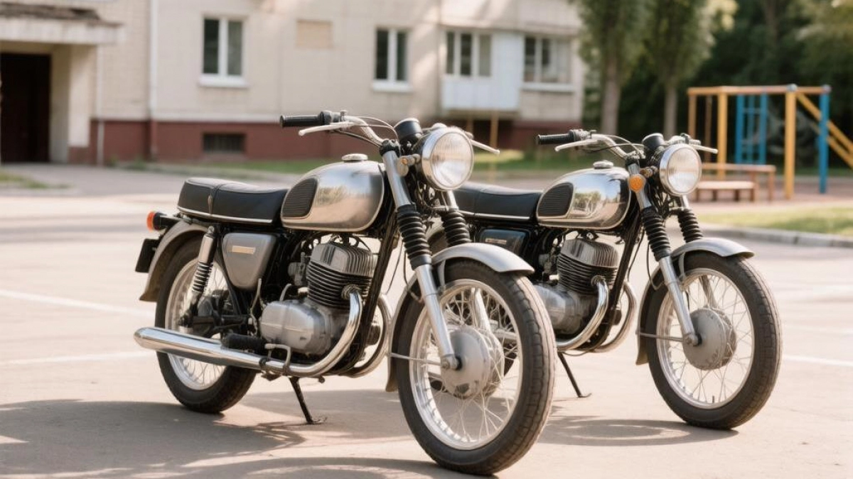 "Минск" М1М, Ковровец-175 и Jawa-250 - советские мотоциклы против иномарки из Чехословакии - что выигрывает