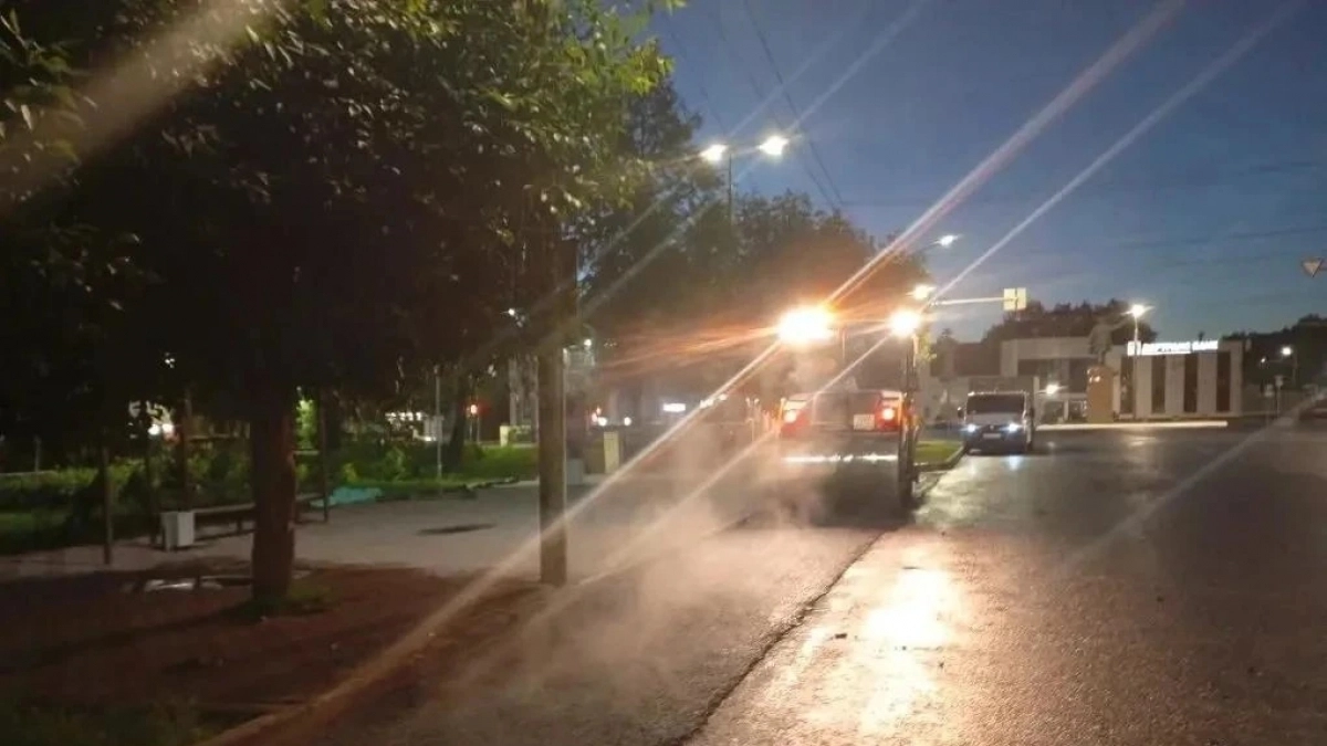 В Кирове вся улица Лепсе покрылась новым асфальтом