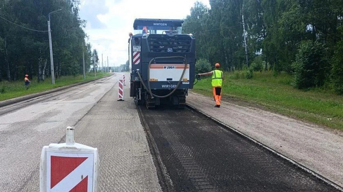 Еще 14 километров нового асфальта получит трасса Киров – Малмыж – Вятские Поляны