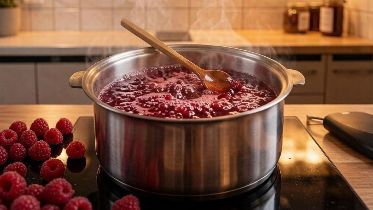 Готовлю малиновое варенье-пятиминутка: аромат на всю кухню и минимум возни