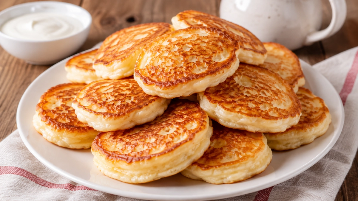 Пышные самые вкусные оладьи – рецепт за 20 минут: слюнки текут
