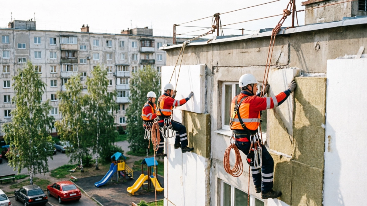 В Кирове УК утеплила фасад только после жалоб жильцов и надзора прокуратуры