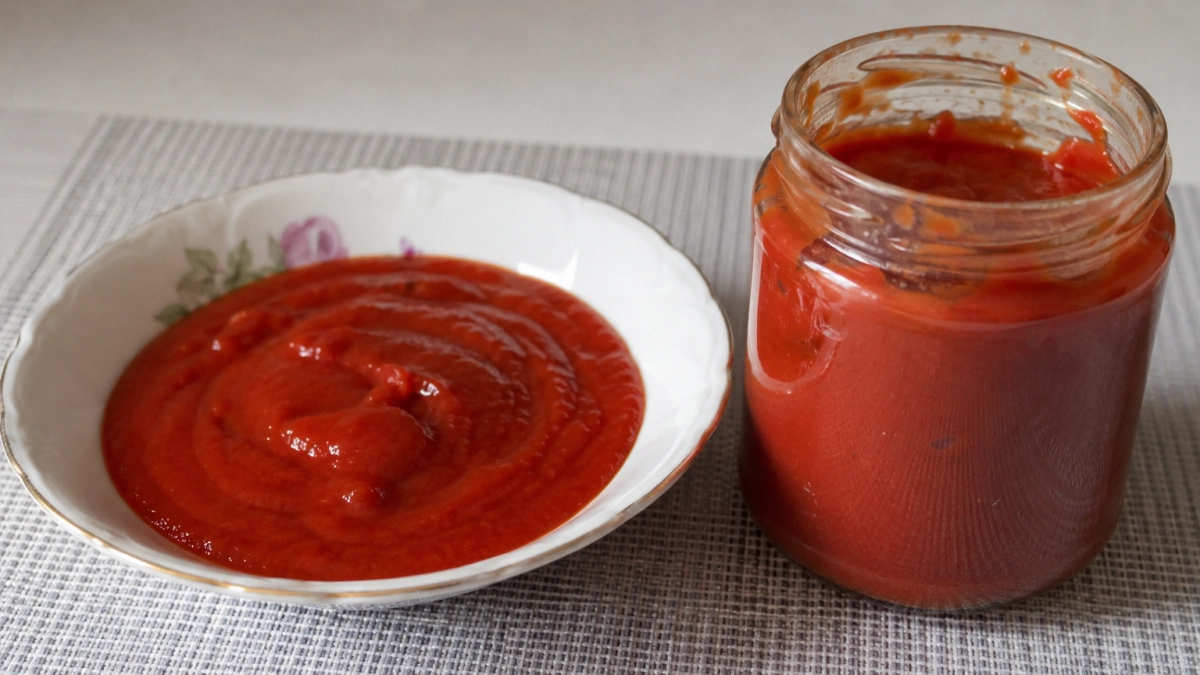 Домашний кетчуп на зиму: 3 кг помидоров + 500 г яблок — выходит гуще и вкуснее магазинного