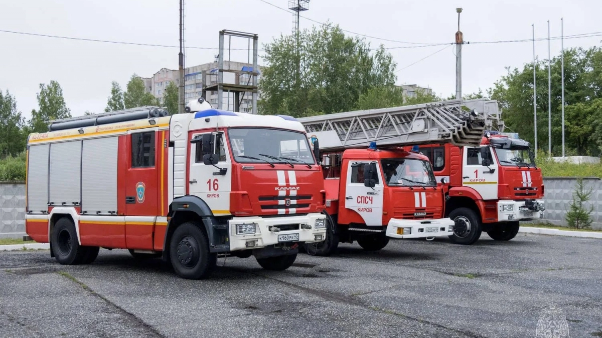 В Кирово-Чепецком районе сгорела частная баня