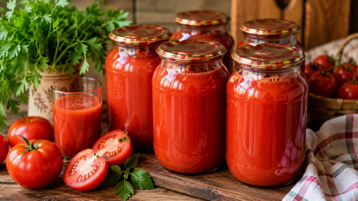 Без кожицы, семян и воды: простой рецепт самого вкусного домашнего томатного сока