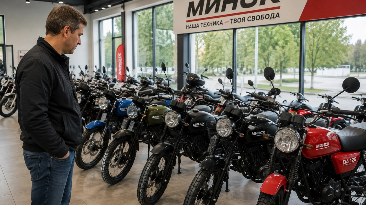 Зашел посмотреть новые мотоциклы «Минск»: показываю модели и цены — что выпускают сегодня