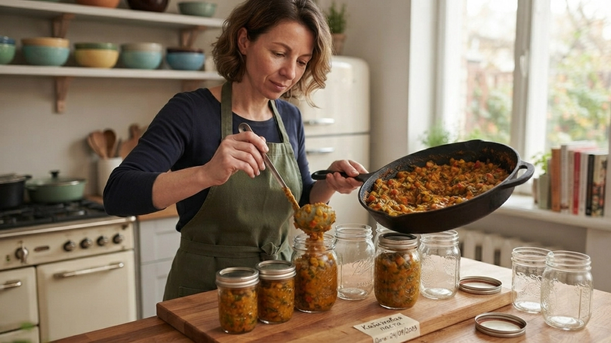 Советская икра из кабачков — бюджетно, вкусно: зимой заменяет и закуску, и соус