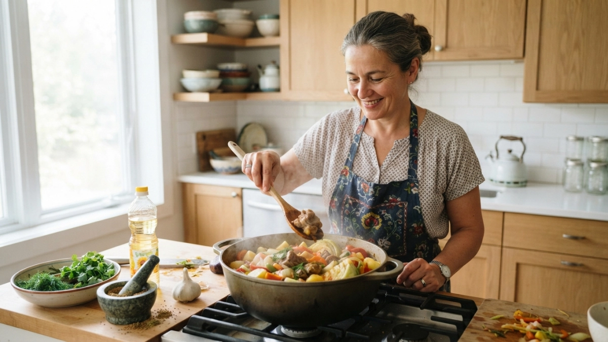 Мясо получается мягким, а овощи — сочными: простой рецепт узбекской димламы для осеннего ужина