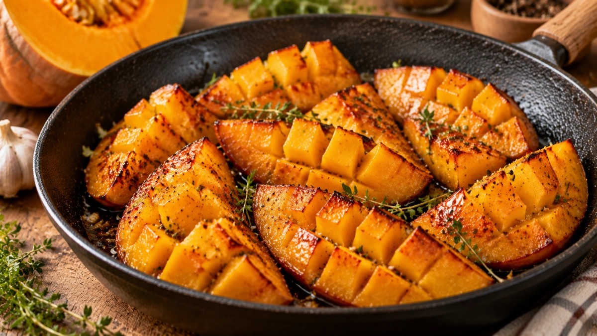 Обжариваю тыкву на сковороде до золотистой корочки – и вкус как у спелого манго: больше не варю