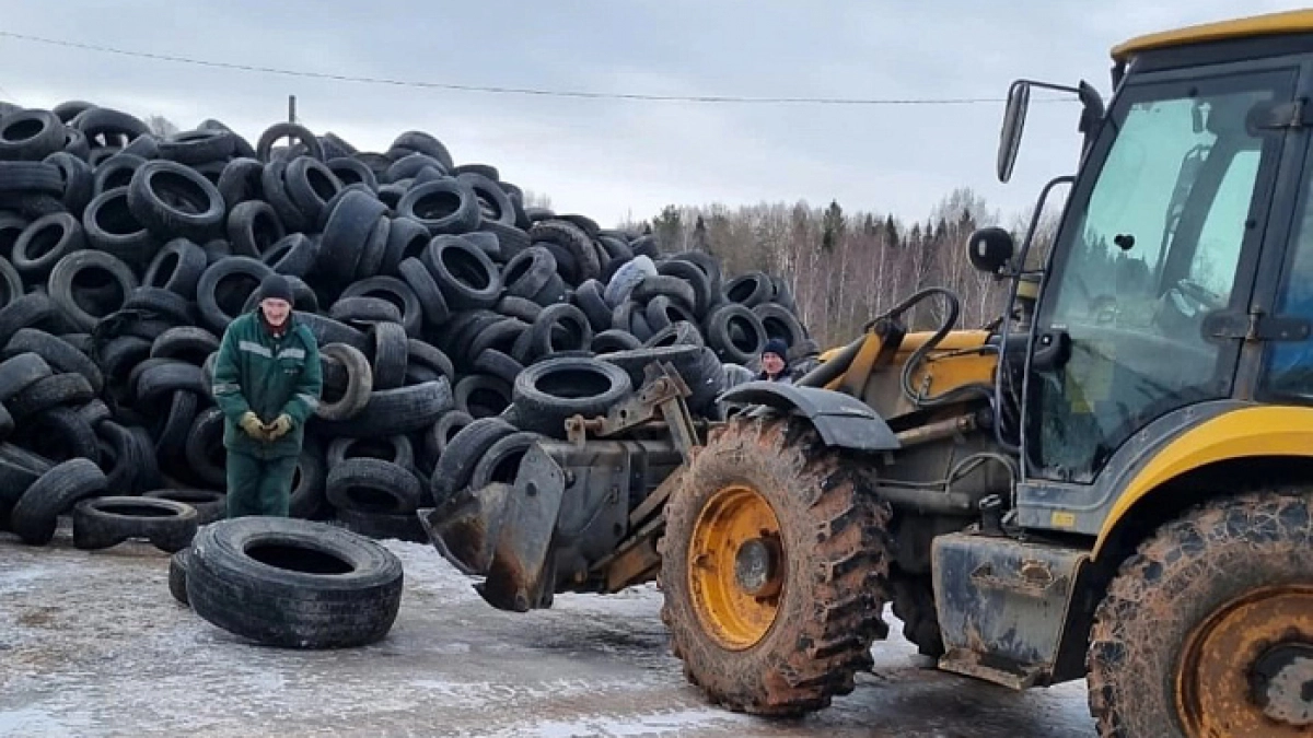 В Кирове начали принимать старые шины для утилизации