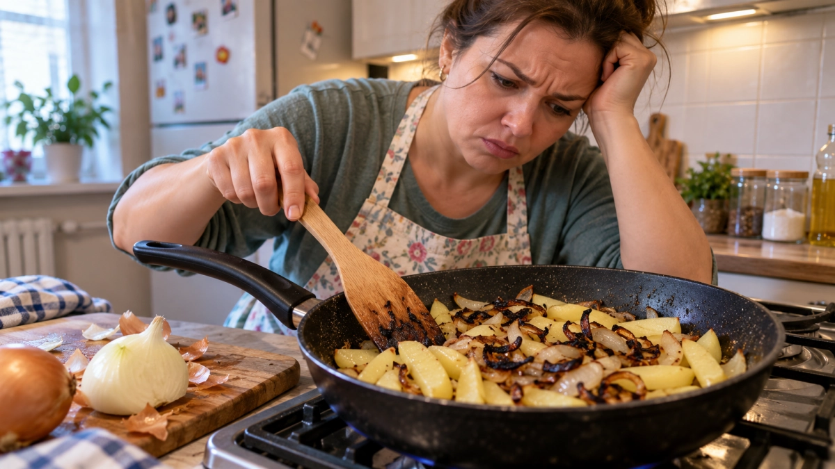 Лук или картофель: что отправлять на сковороду первым, чтобы получилось вкуснее