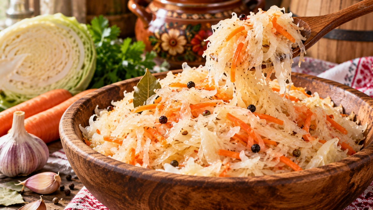 Хрустящая, без горечи и слизи: квашеная капуста своими руками — не испортится до лета