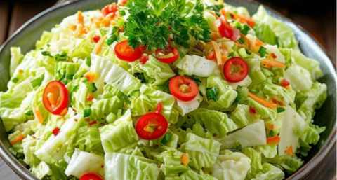 Берем "пекинку" и еще 4 ингредиента - получаем вкуснейший салат: идеален для любого праздника и без варки