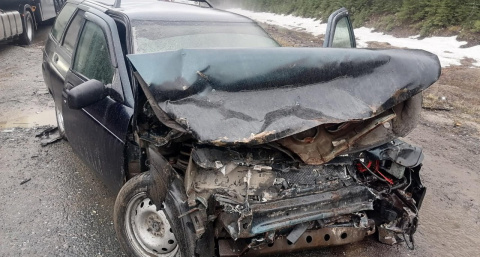 На трассе в Белохолуницком районе произошло жесткое ДТП, есть пострадавший