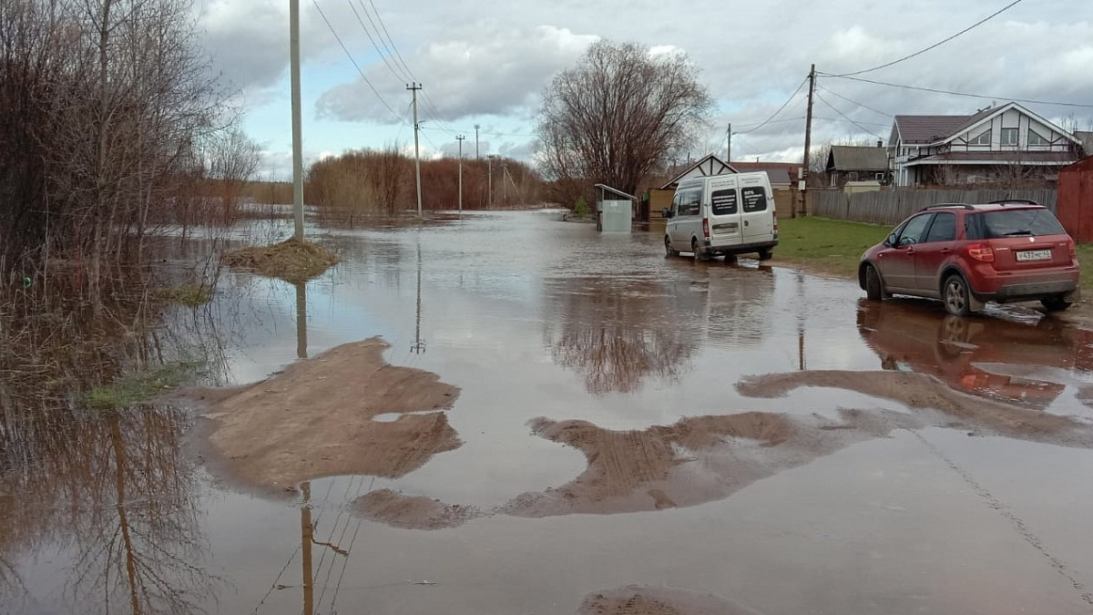 В Кирове затопило несколько улиц