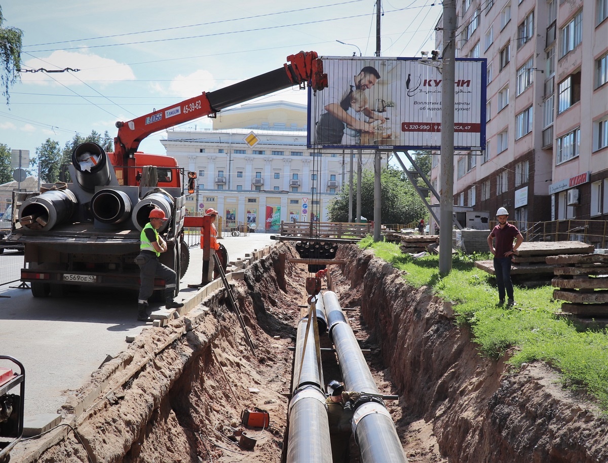 Из-за ремонта тепломагистралей в Кирове изменят маршруты общественного транспорта