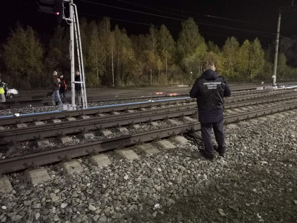В Кирове поезд сбил женщину поздно вечером