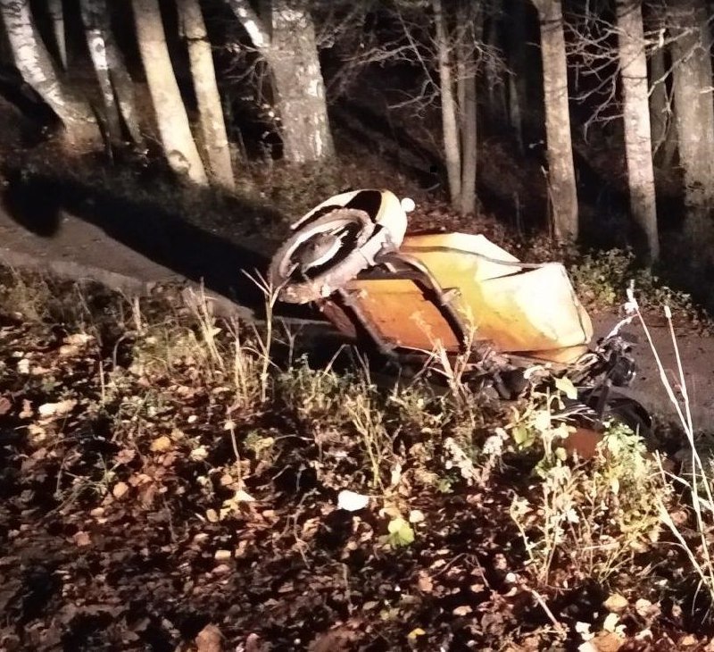 В Кировской области разбился 22-летний мотоциклист