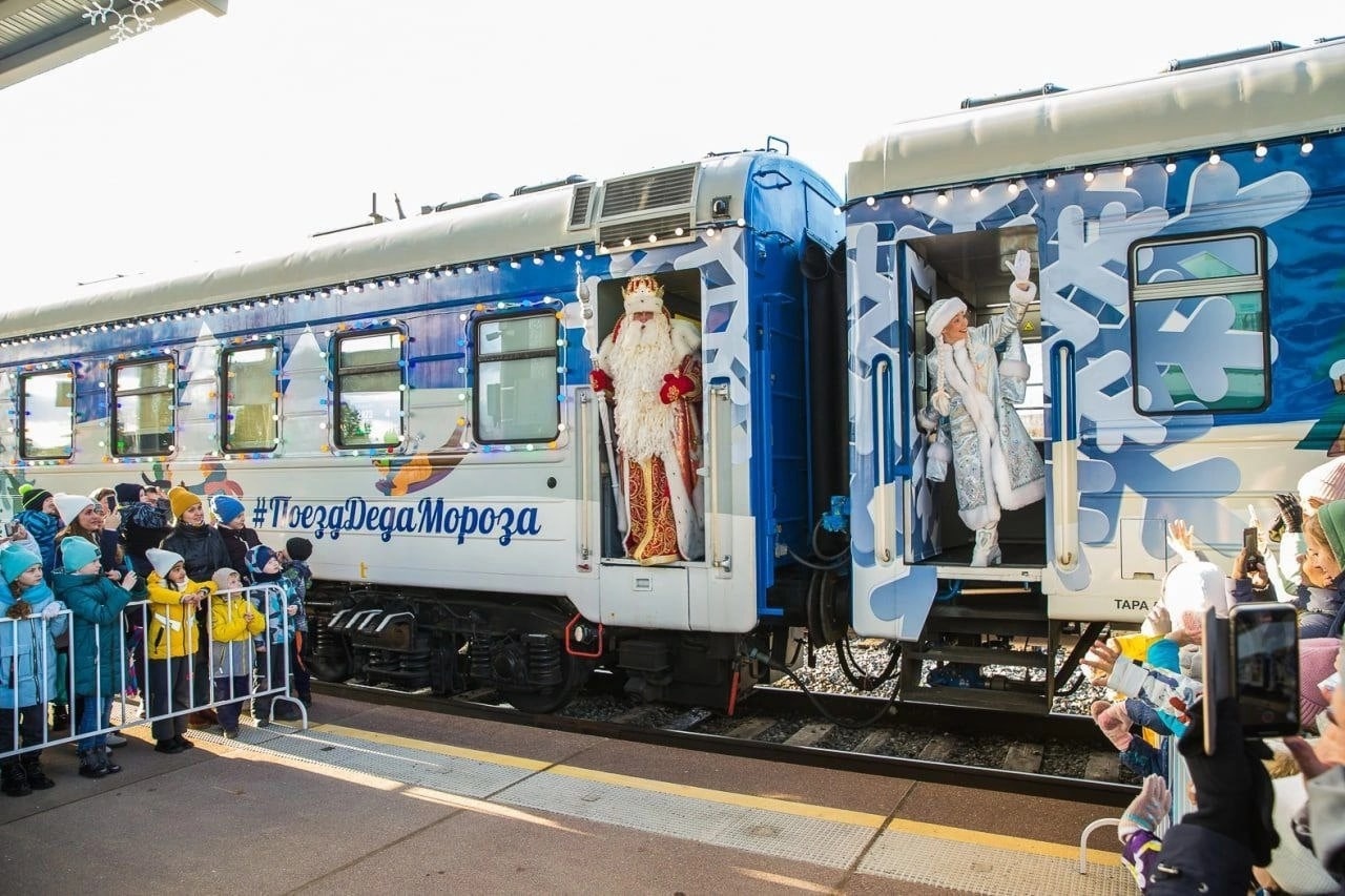 Сказочный поезд Деда Мороза прибудет в Киров в январе