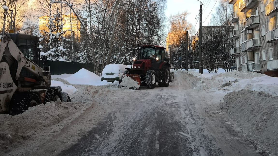 Опубликован график вывоза снега в Кирове с 19 по 22 декабря