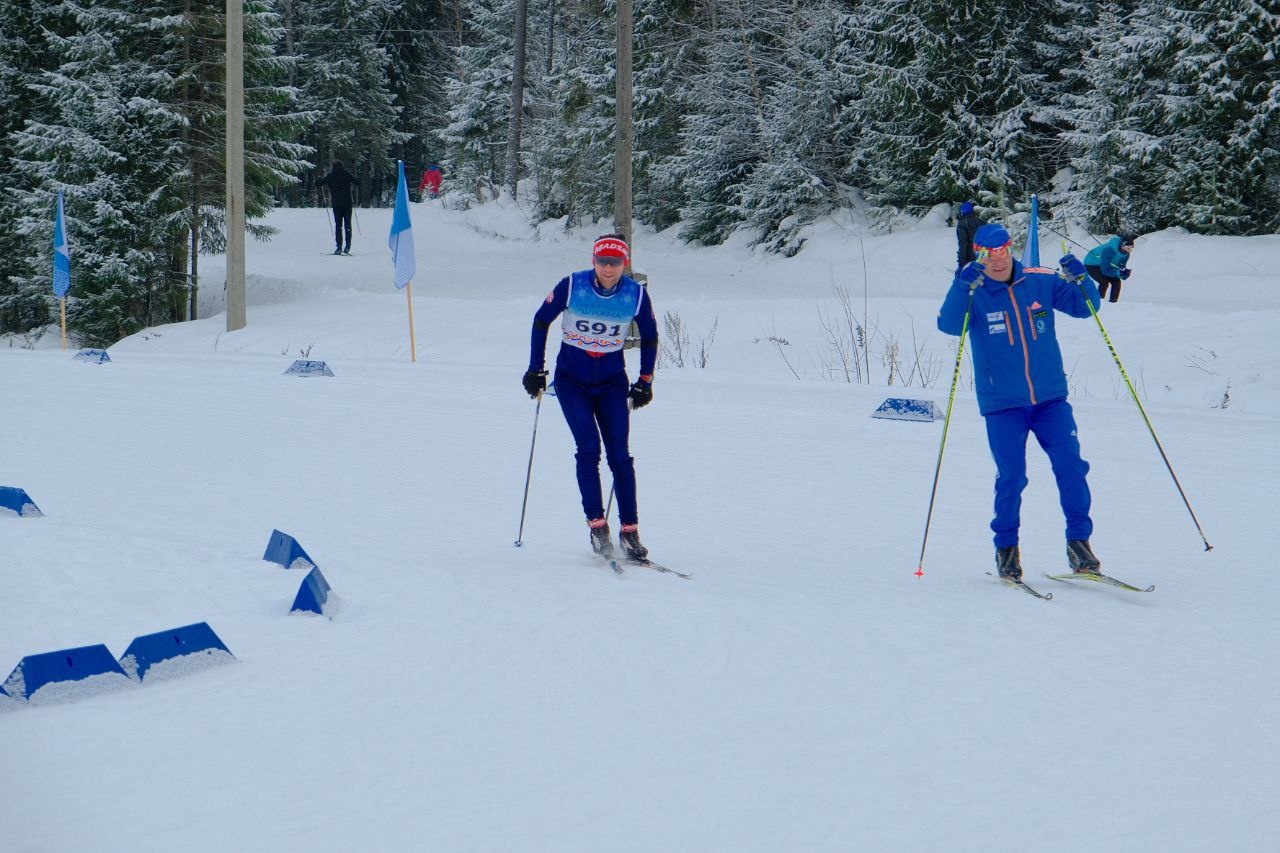 В Верхошижемье прошла новогодняя лыжная гонка