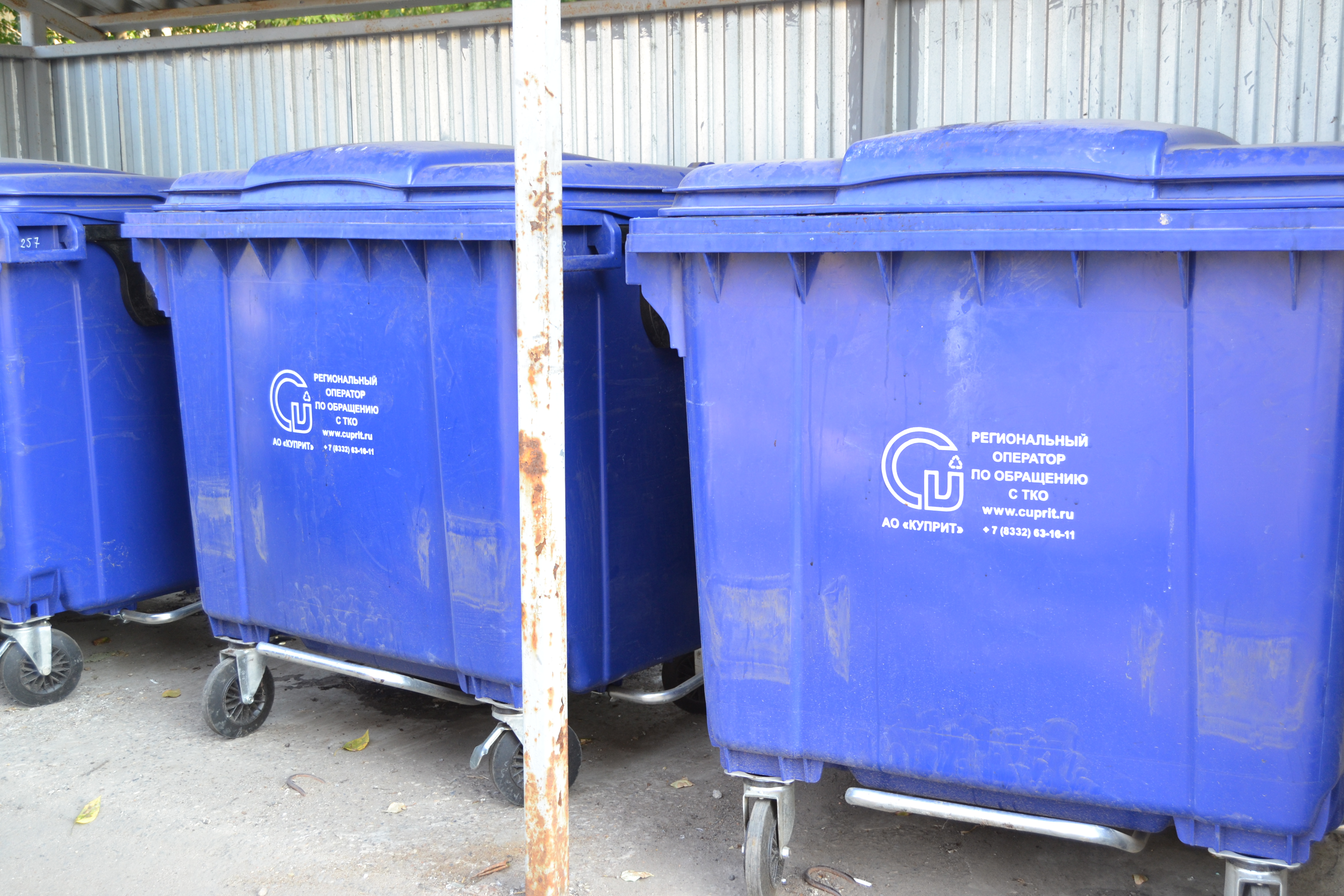 В Кирове поставят мусорные контейнеры единого цвета, материала и формы