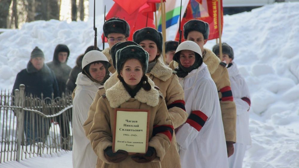 В Кирове перезахоронили останки красноармейца