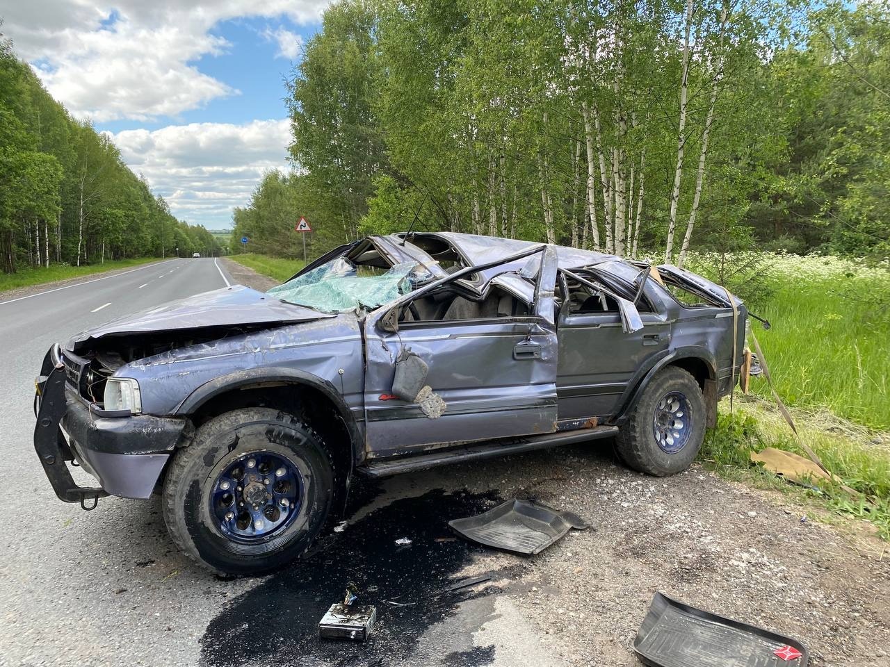 В Кировской области произошла серьезная авария на трассе