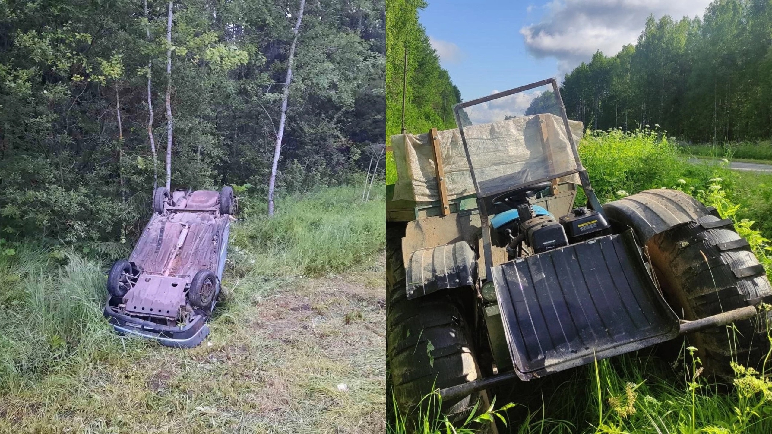 В Кировской области опрокинулись две машины: есть погибшие