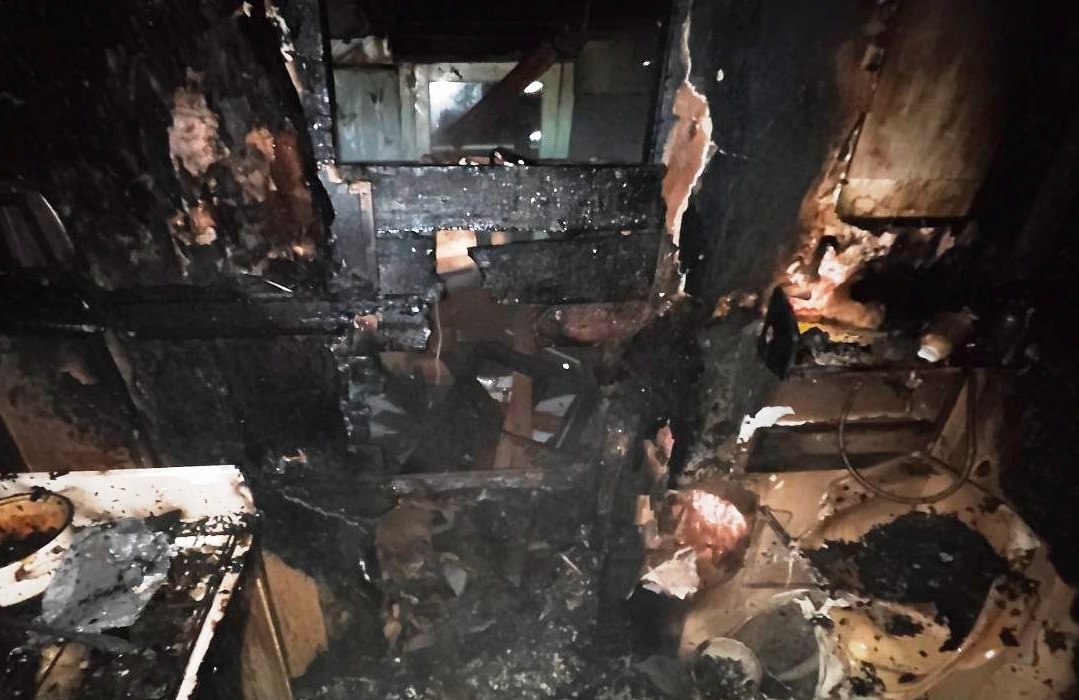 В Кировской области произошел пожар в жилом доме