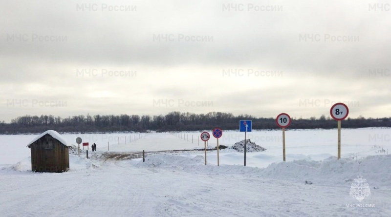 В Кировской области открыли новую ледовую переправу