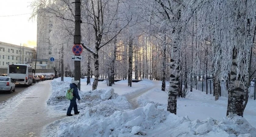 Запредельные морозы: МЧС объявило метеопредупреждение в Кирове