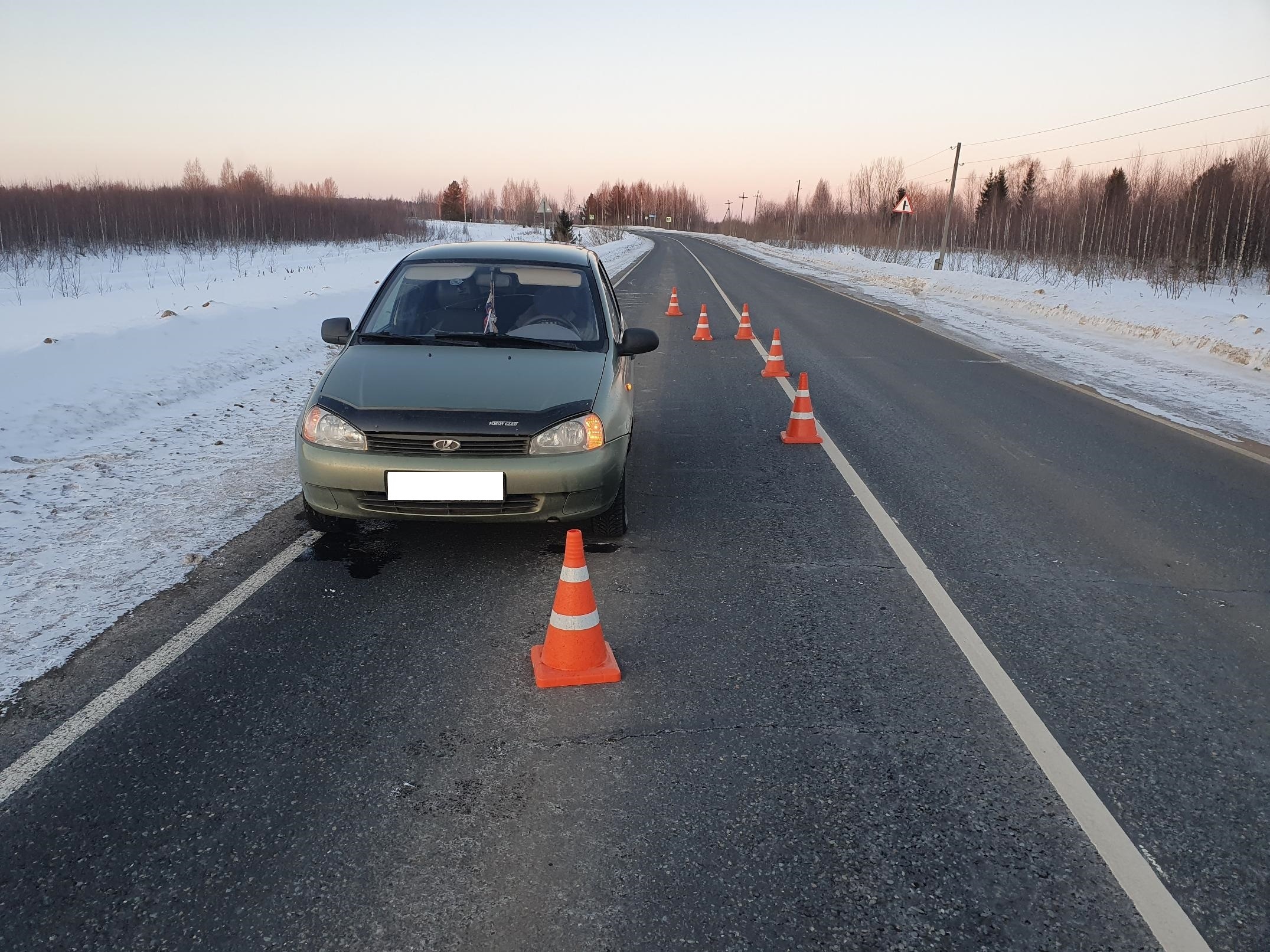 В Кировской области водитель Lada Kalina сбил 16-летнюю девушку