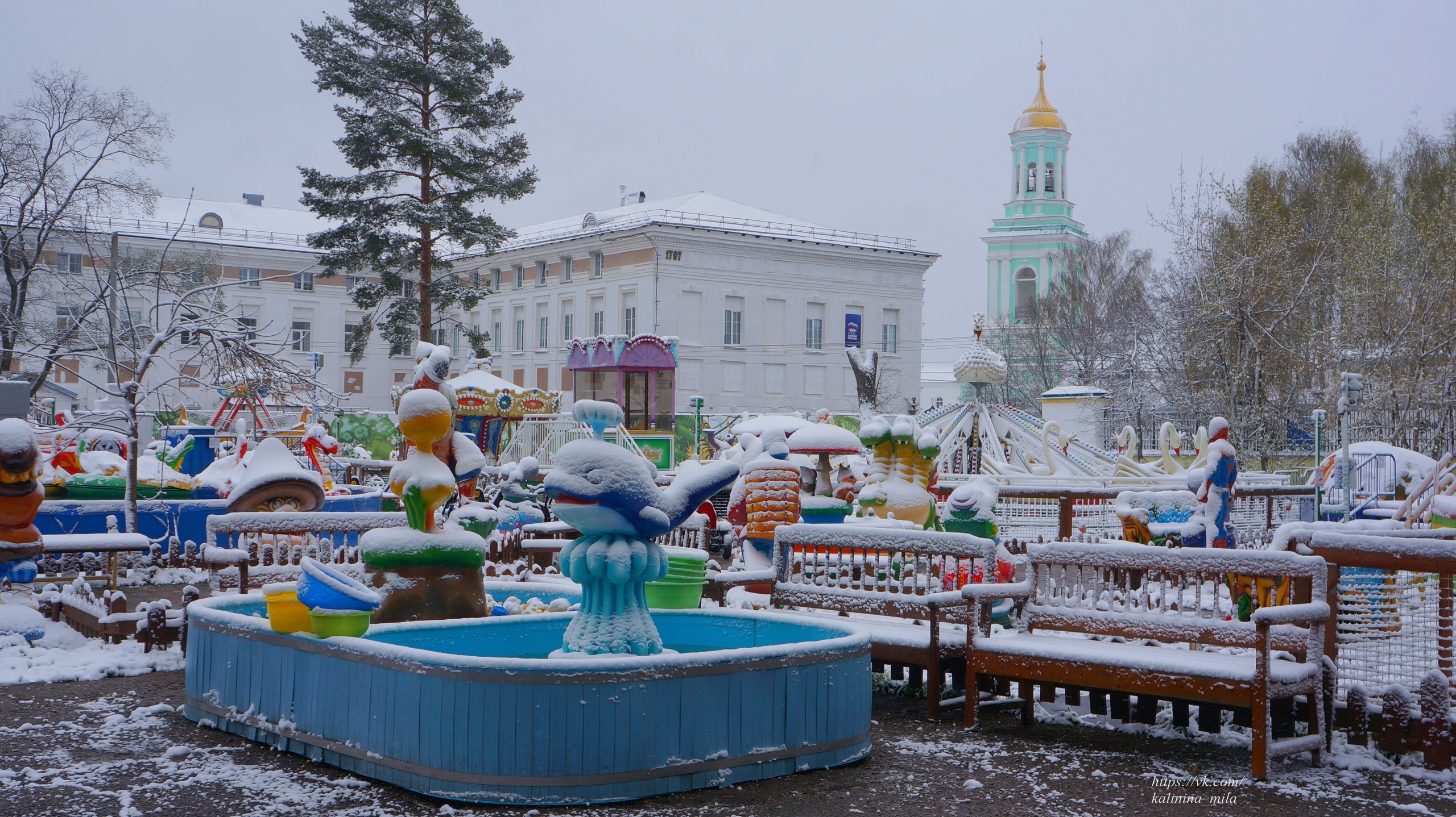 Снежный май в Кирове: горожане делятся в Сети снимками природной аномалии 