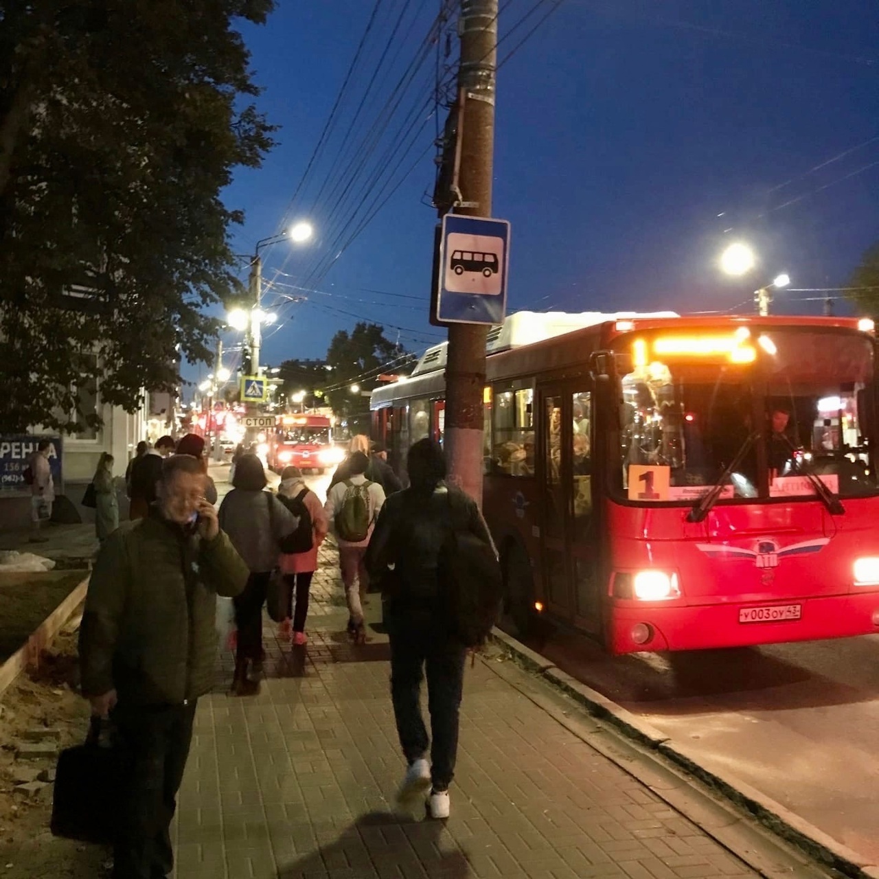 В Кирове опубликовали расписание ночных автобусных рейсов