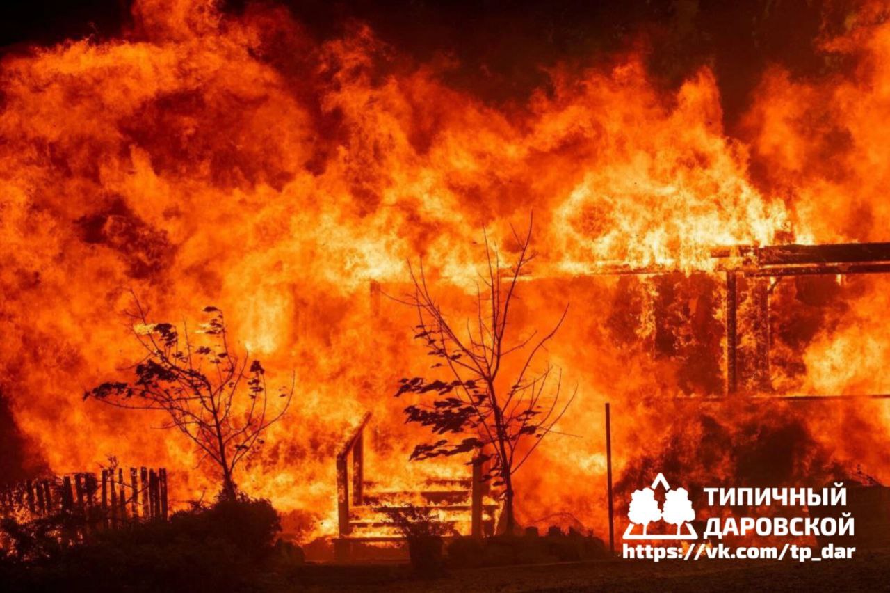 В Кировской области произошло два крупных пожара